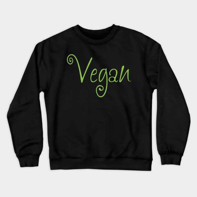 Vegan Lifestyle Crewneck Sweatshirt by JevLavigne